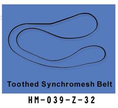 HM-039-Z-32 toothed synchromesh belt